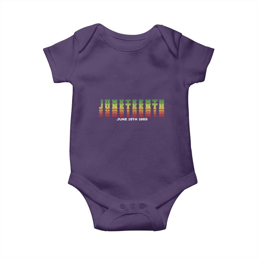 Juneteenth Is My Independence Day Baby Onesie