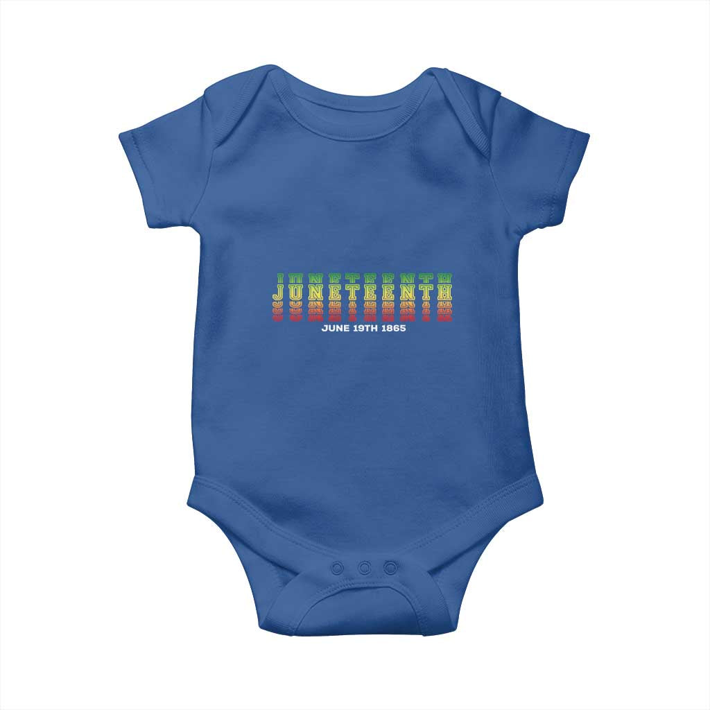 Juneteenth Is My Independence Day Baby Onesie