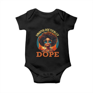 Black Women Unapologetically Dope Baby Onesie Juneteenth Black History