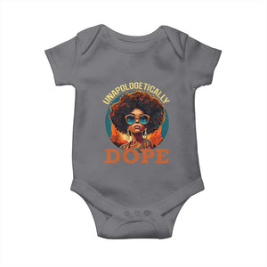 Black Women Unapologetically Dope Baby Onesie Juneteenth Black History