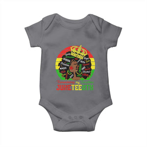 Black Women Baby Onesie Remembering My Ancestors Juneteenth Celebrate