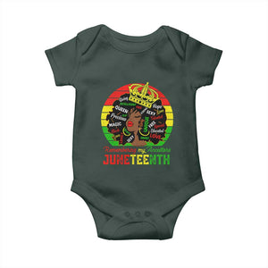 Black Women Baby Onesie Remembering My Ancestors Juneteenth Celebrate