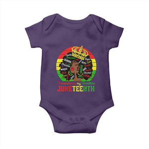 Black Women Baby Onesie Remembering My Ancestors Juneteenth Celebrate