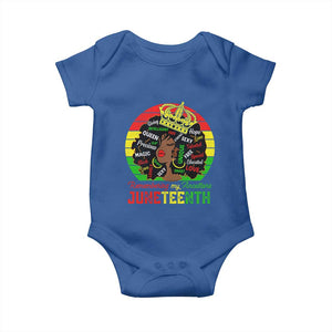 Black Women Baby Onesie Remembering My Ancestors Juneteenth Celebrate