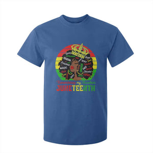 Black Women T Shirt For Kid Remembering My Ancestors Juneteenth Celebrate