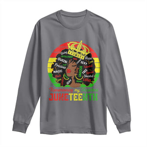 Black Women Long Sleeve Shirt Remembering My Ancestors Juneteenth Celebrate