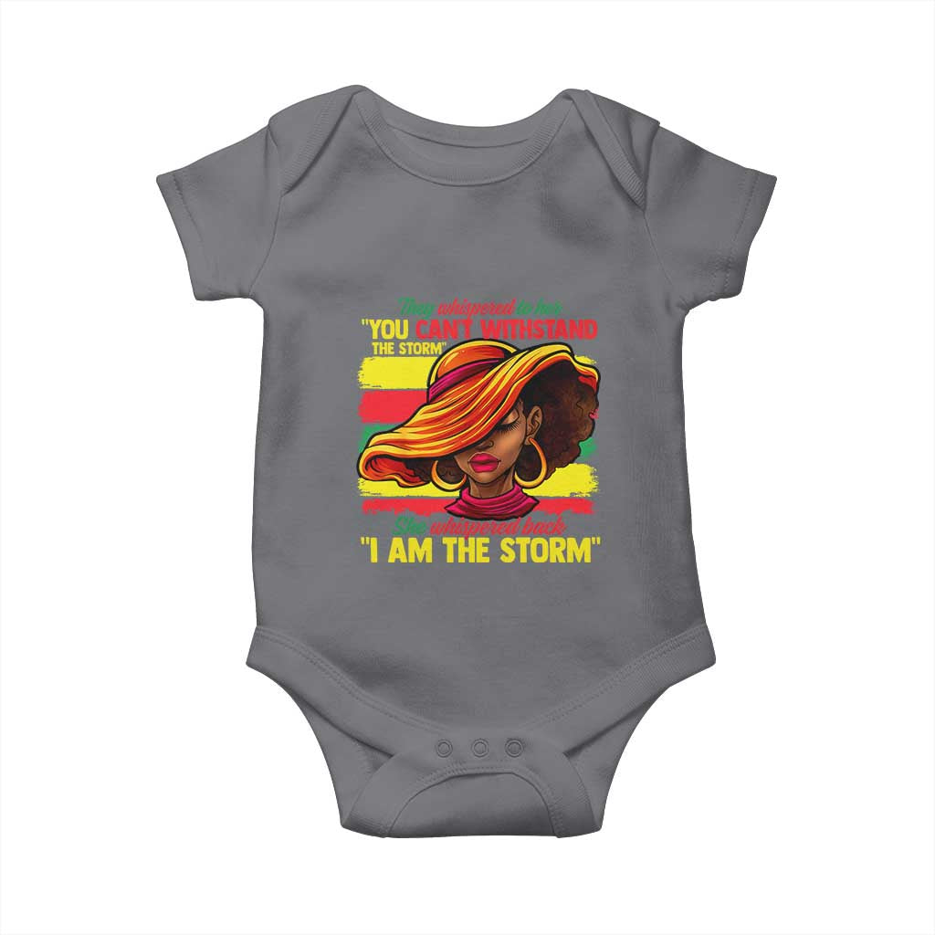 Proud Black African American Ladies Baby Onesie Black History Month