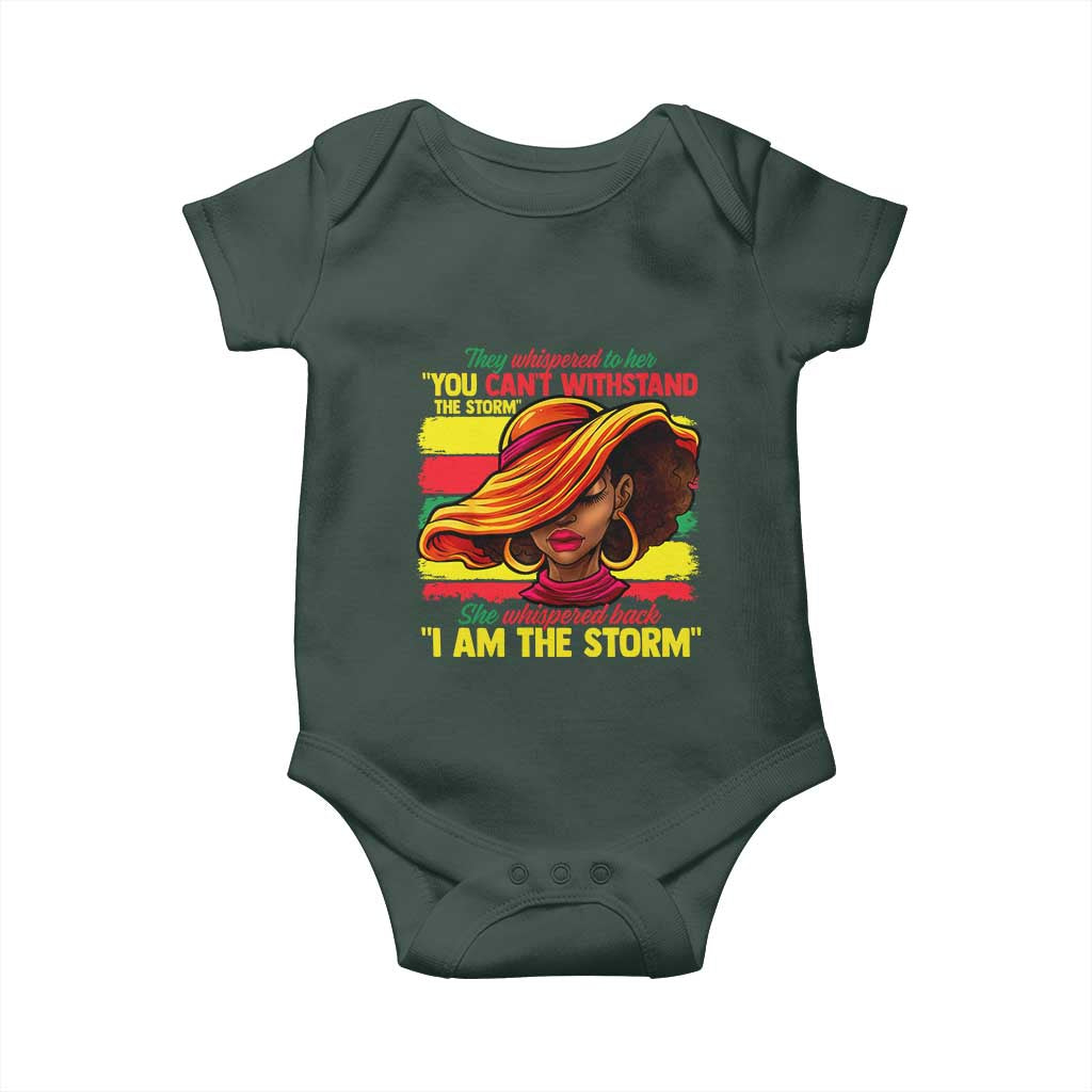 Proud Black African American Ladies Baby Onesie Black History Month