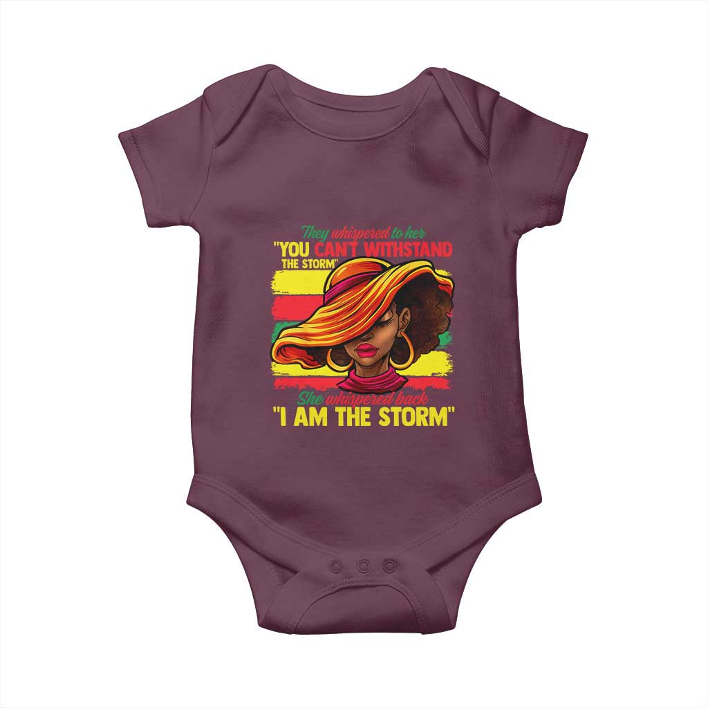 Proud Black African American Ladies Baby Onesie Black History Month