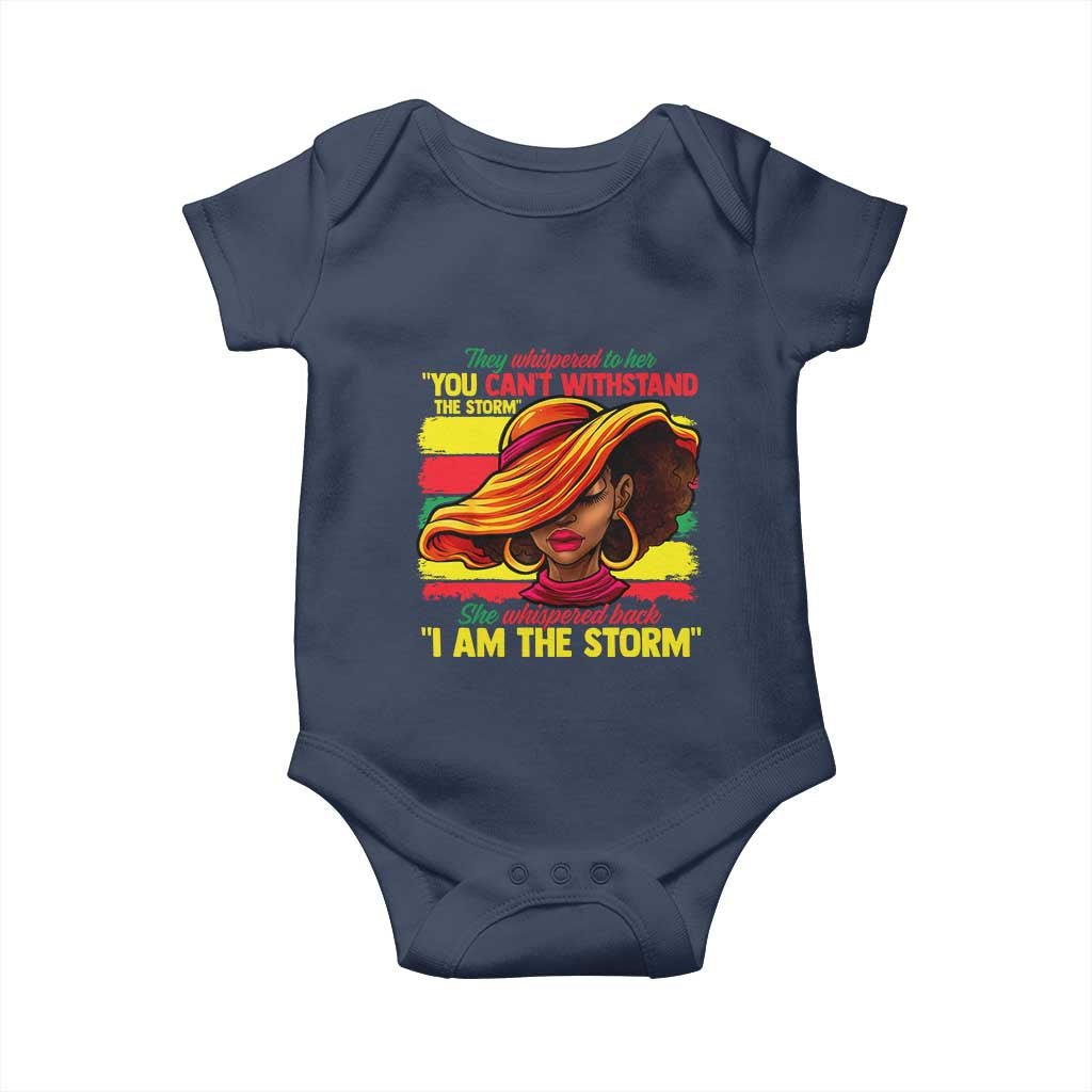 Proud Black African American Ladies Baby Onesie Black History Month