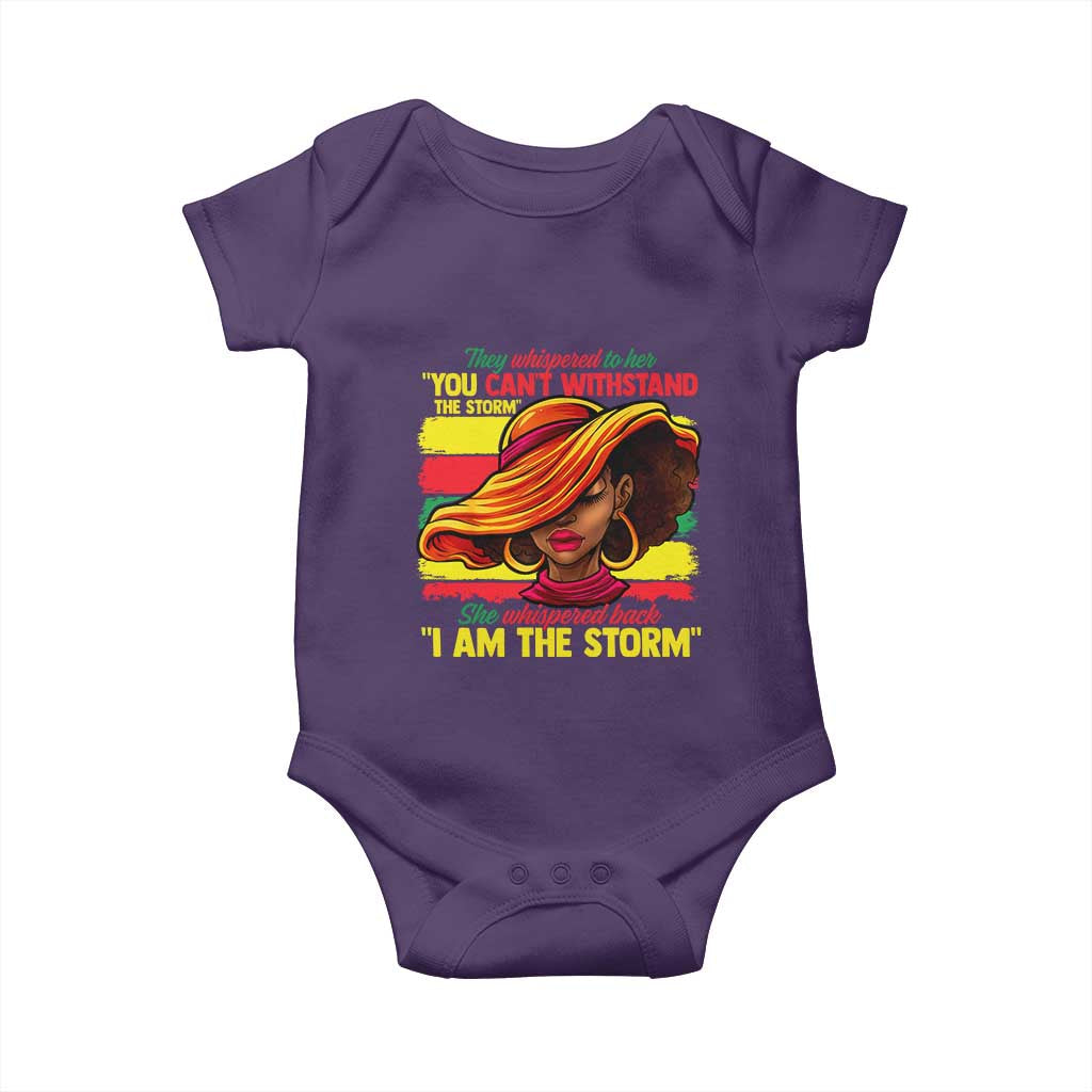 Proud Black African American Ladies Baby Onesie Black History Month