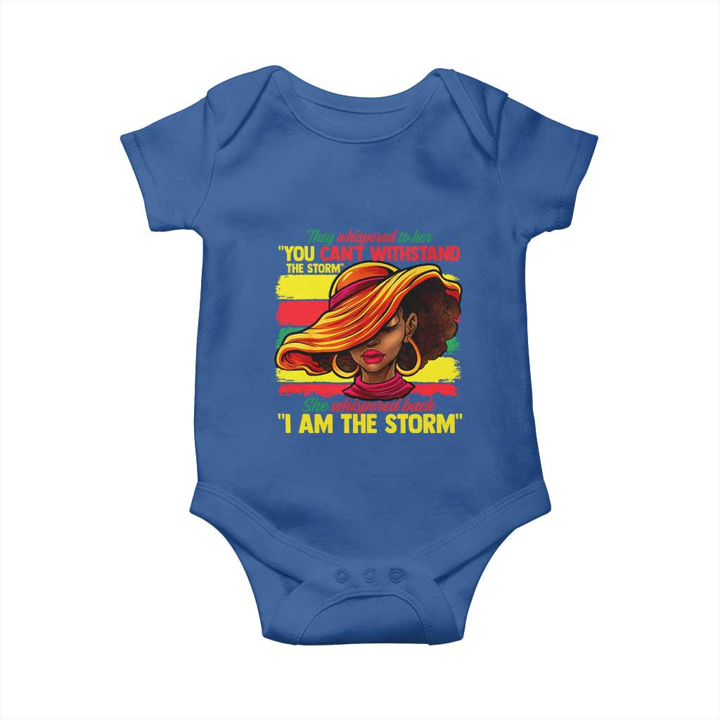 Proud Black African American Ladies Baby Onesie Black History Month