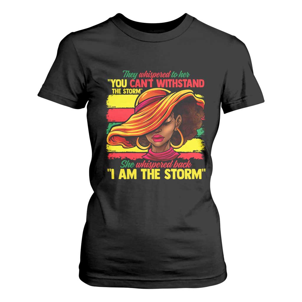 Proud Black African American Ladies T Shirt For Women Black History Month