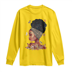 Black Girl Magic Long Sleeve Shirt Afro Melanin Queen African American Women