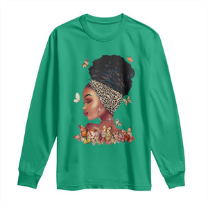 Black Girl Magic Long Sleeve Shirt Afro Melanin Queen African American Women