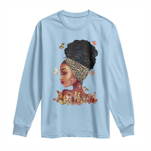 Black Girl Magic Long Sleeve Shirt Afro Melanin Queen African American Women