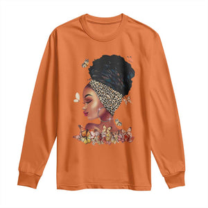 Black Girl Magic Long Sleeve Shirt Afro Melanin Queen African American Women