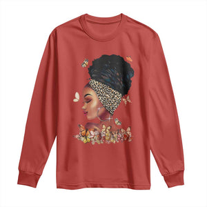 Black Girl Magic Long Sleeve Shirt Afro Melanin Queen African American Women