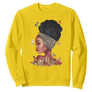 Black Girl Magic Sweatshirt Afro Melanin Queen African American Women