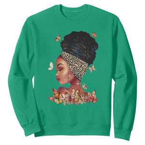 Black Girl Magic Sweatshirt Afro Melanin Queen African American Women