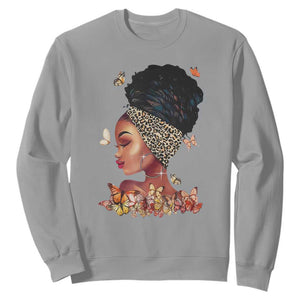 Black Girl Magic Sweatshirt Afro Melanin Queen African American Women