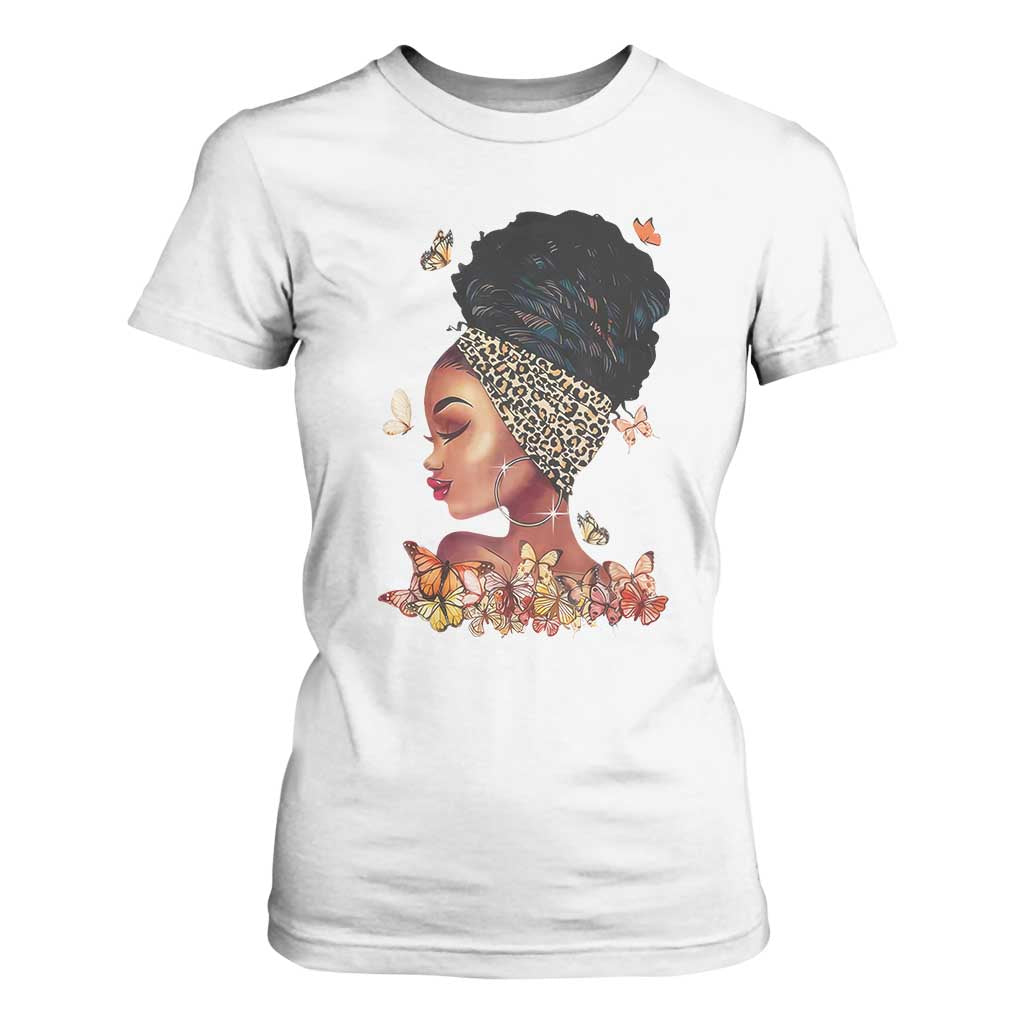 Black Girl Magic T Shirt For Women Afro Melanin Queen African American Women