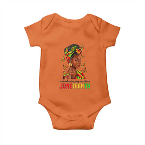 Black Women Baby Onesie Remembering My Ancestors Juneteenth Celebration