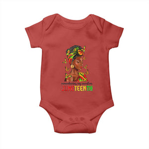 Black Women Baby Onesie Remembering My Ancestors Juneteenth Celebration