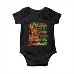 Juneteenth Black Women Baby Onesie I Am The Storm Black History Month