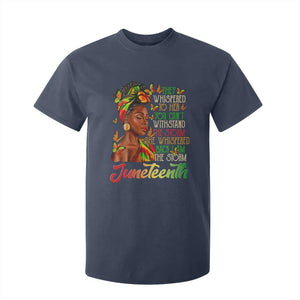 Juneteenth Black Women T Shirt For Kid I Am The Storm Black History Month