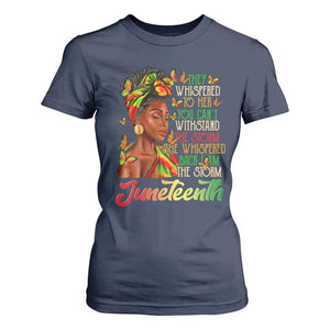 Juneteenth Black Women T Shirt For Women I Am The Storm Black History Month