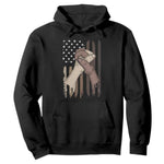Black American Hoodie US Flag Holding Hands