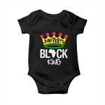 Juneteenth Black King Baby Onesie 1865 African Pride Black Power