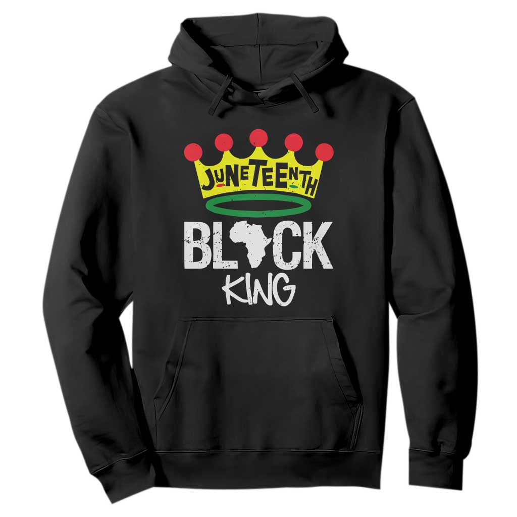 Juneteenth Black King Hoodie 1865 African Pride Black Power
