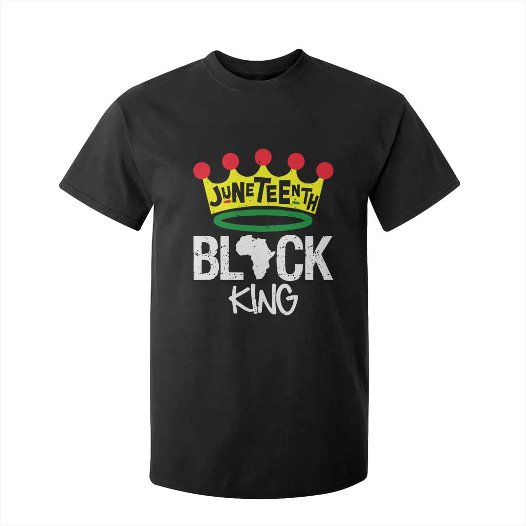 Juneteenth Black King T Shirt For Kid 1865 African Pride Black Power
