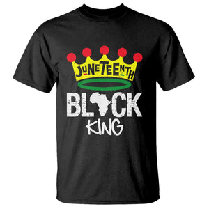 Juneteenth Black King T Shirt 1865 African Pride Black Power
