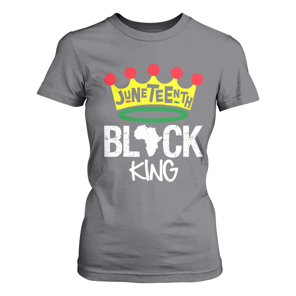 Juneteenth Black King T Shirt For Women 1865 African Pride Black Power