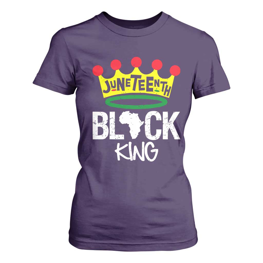Juneteenth Black King T Shirt For Women 1865 African Pride Black Power