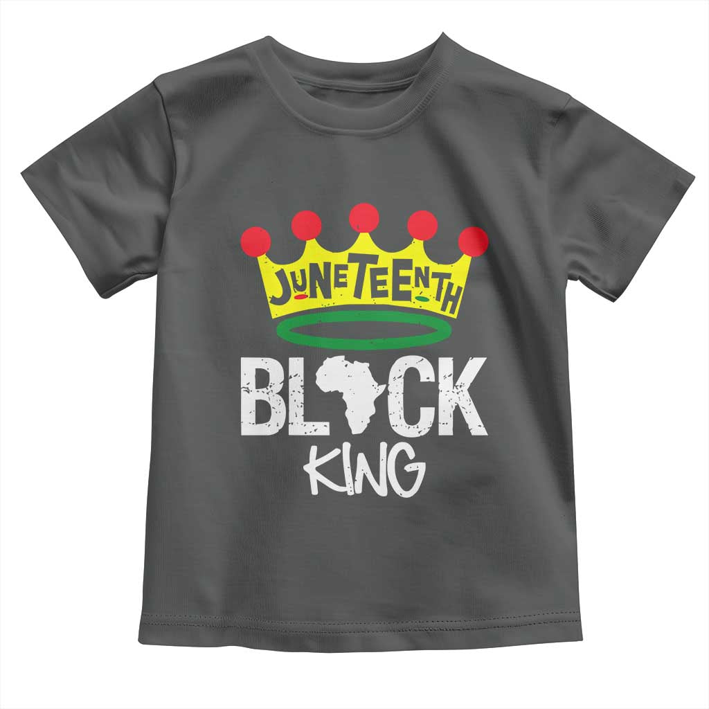 Juneteenth Black King Toddler T Shirt 1865 African Pride Black Power