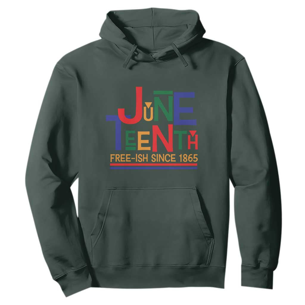 Free Ish Since 1865 Hoodie Juneteenth Celebration Retro