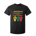 Juneteenth Is My Independence Day T Shirt For Kid Because BLM