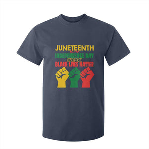 Juneteenth Is My Independence Day T Shirt For Kid Because BLM