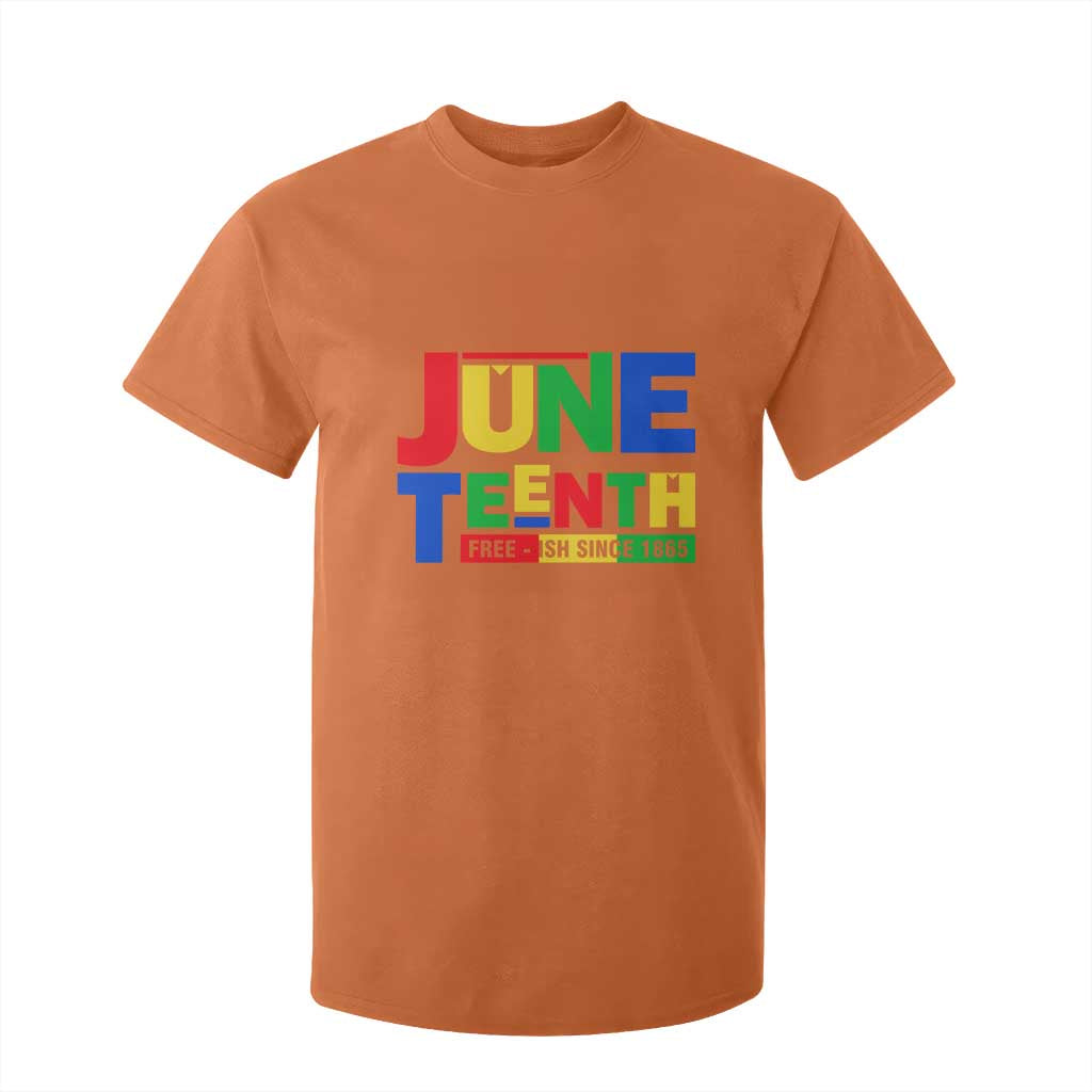 Juneteenth Free Ish Since 1865 T Shirt For Kid