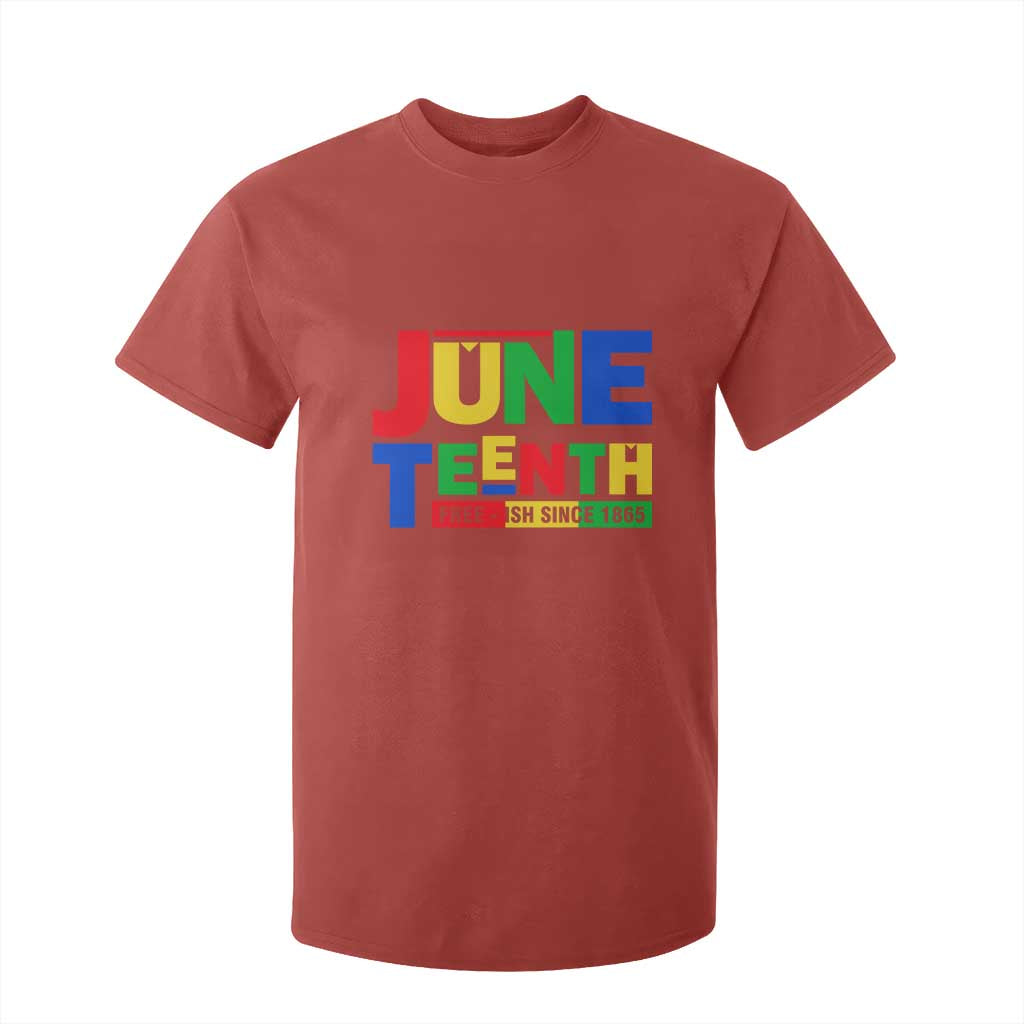 Juneteenth Free Ish Since 1865 T Shirt For Kid