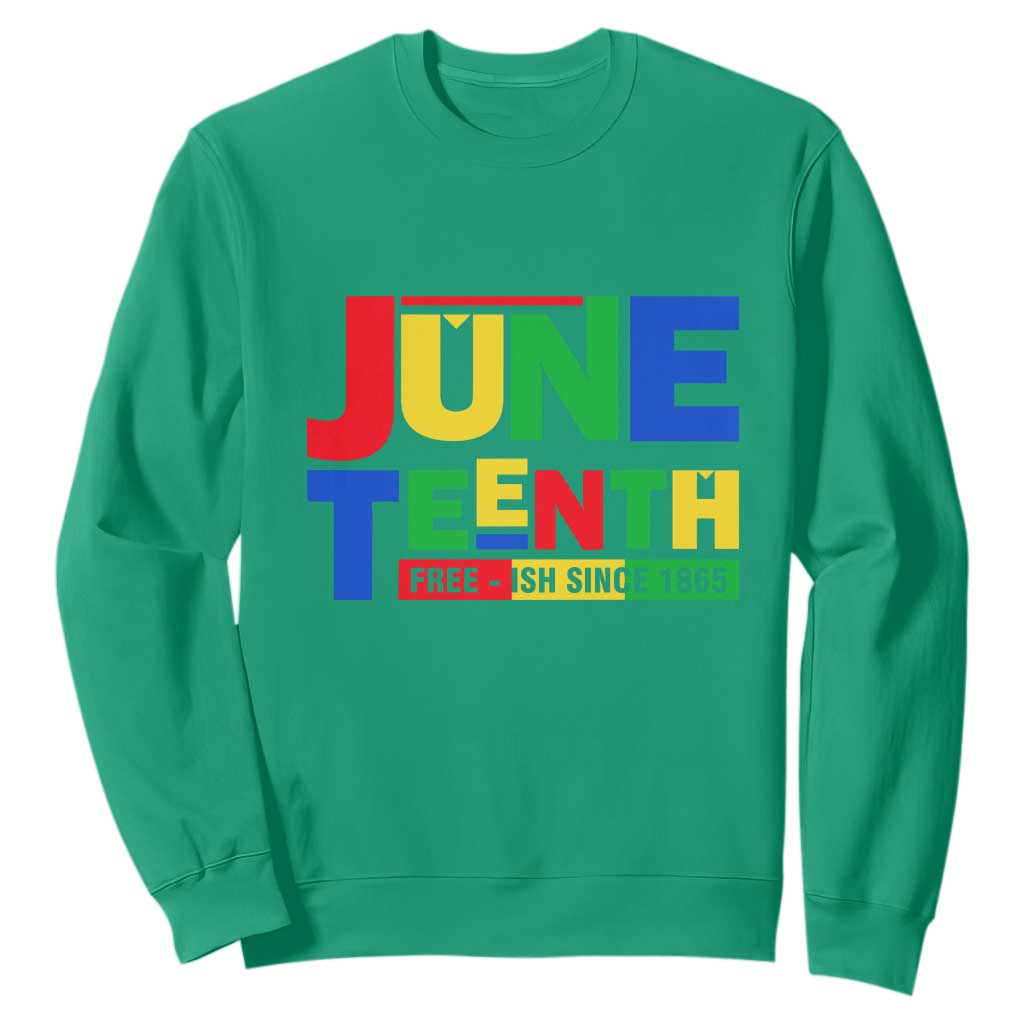 Juneteenth Free Ish Since 1865 Sweatshirt