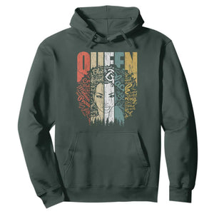 Black History Education Hoodie For Women Educated Strong Black Queen