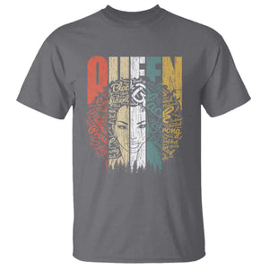 Black History Education T Shirt For Women Educated Strong Black Queen