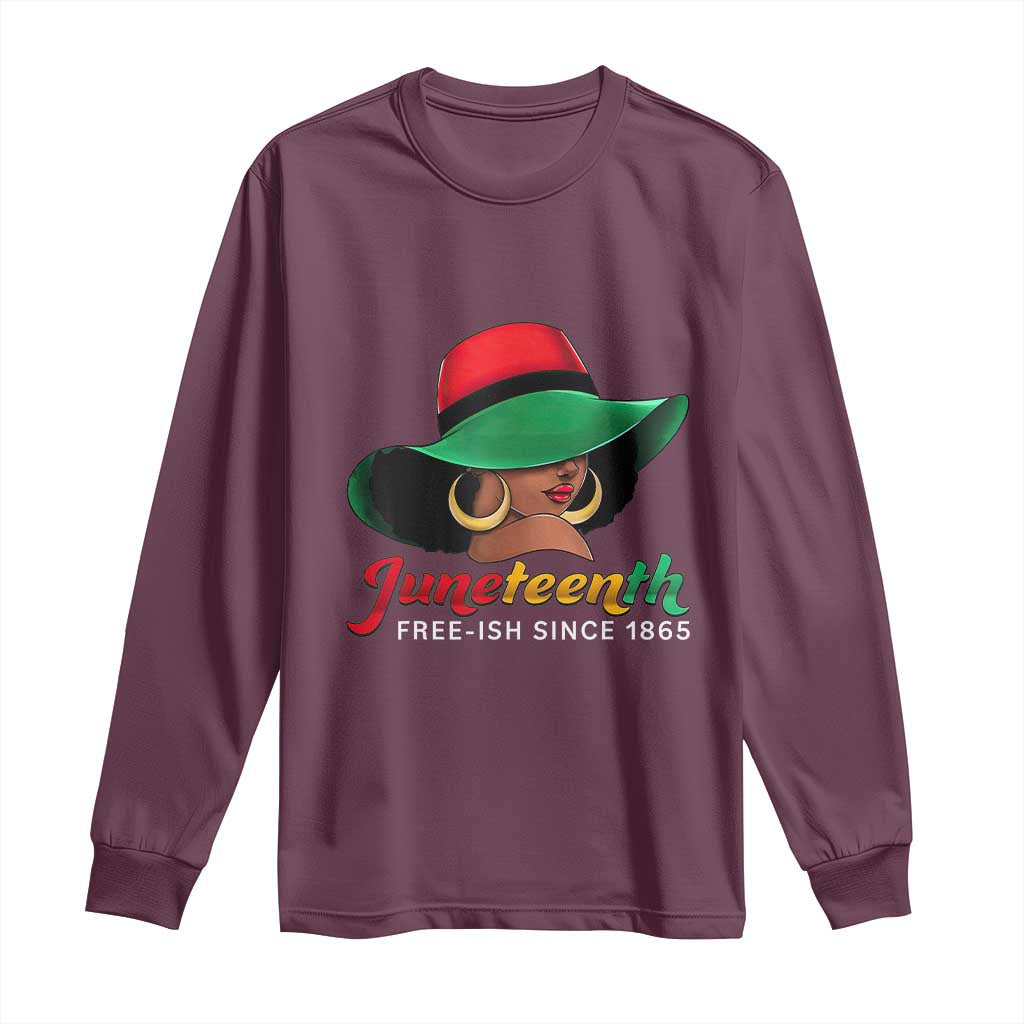 Juneteenth 1865 Long Sleeve Shirt Celebrating Black Freedom Day