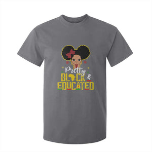 Pretty Black and Educated T Shirt For Kid I Am The Strong Afro Queen