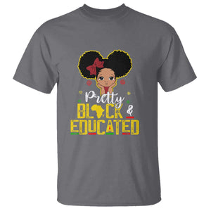 Pretty Black and Educated T Shirt I Am The Strong Afro Queen